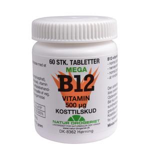 Natur Drogeriet Mega Vitamin B12 500 mcg - 60 kapslar