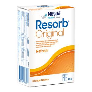 Resorb Original brustabletter apelsin - återställer kroppens elektrolyt- och vätskebalans