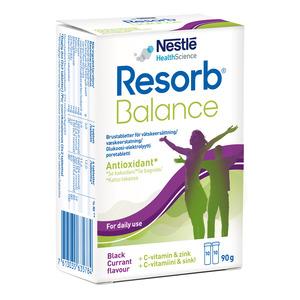 Nestlé Resorb Balance svart vinbär - daglig support till hud och immunförsvar