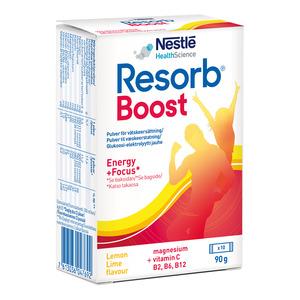 Resorb Boost är en flytande vätskeersättning som återställer kroppens salt- och vätskebalans