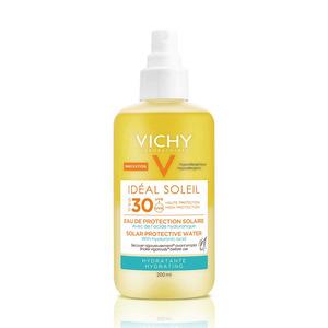 Vichy Idéal Soleil Hydrating Protective Water med fuktgivande ingredienser och solfaktor 30 - Med24.se