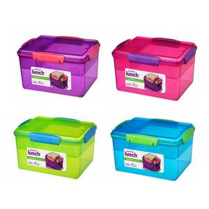 Hålla maten separerad med Lunch Tub från Sistema och spara på plastfilm, folie och plastpåsar.