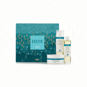 REN Excite Presentask med 3 fuktgivande produkter för alla hudtyper Med24.se