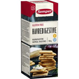 Semper Kex Digestive havre glutenfri - 150 g