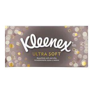 Kleenex Ultra Soft Box - 72 st, extra mjuka och starka ansiktsservetter