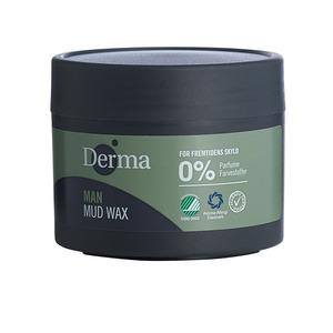 Derma Man Mud Wax är ett milt och effektivt vax som ger din frisyr ett starkt grepp under hela dagen Med24.se