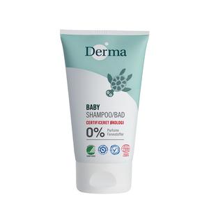Derma Eco Babyschampo / -bad är extra skonsam och allergivänlig för ditt barn Med24.se