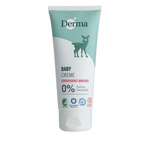 Derma Eco Baby Cream är en mild och extra fuktgivande kräm för ditt barns fina hud Med24.se