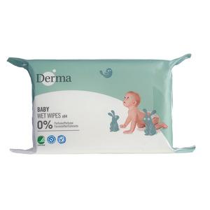 Derma Baby Våtservetter är mjuka, behagliga och allergivänliga våtservetter, perfekta för ömtålig babyhud Med24.se