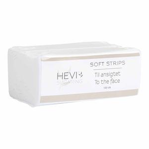 HEVI Strips ansikte - 100 st, mjuka remsor för hårborttagning i ansiktet