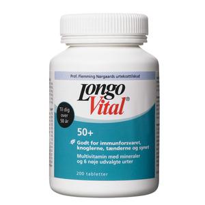LongoVital 50+ är ett komplett tillskott med stimulerande örter och de viktigaste vitaminerna och mineralerna Med24.se