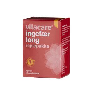 VitaCare Ginger Long i en liten förpackning som passar bland annat för resor