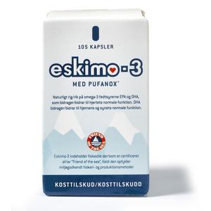 Eskimo-3 med Pufanox Ekonomipack- 105 kapslar