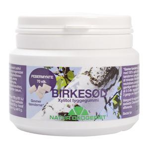 Birkesød Tuggummi Peppermint - 70 st