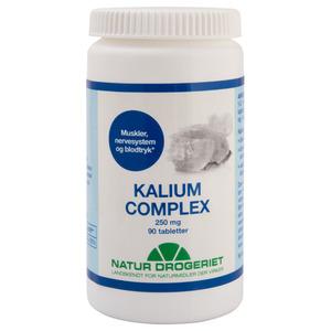 Natur-Drogeriet Kalium Complex innehåller 250 mg kalium per tablett Med24.se