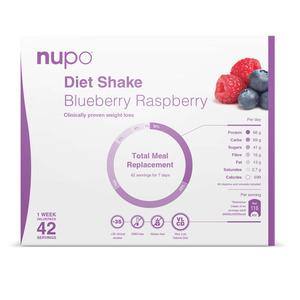 Nupo Blueberry Raspberry Diet Shake är frisk och lätt i smaken