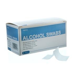 Spritkompress 70% isopropylalkohol lila - i förpackning