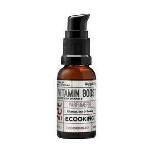 Ecooking Vitamin Boost Serum vårdar huden med fukt och E-vitamin och har läkande, skyddande och antioxidant-egenskaper Med24.se