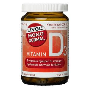 Livol Mono Normal D-vitamin 10µg - 150 st