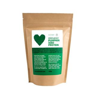 Ekologiskt raw pumpafrö proteinpulver Med24.se