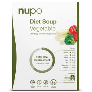 Nupo Diet Soup Vegetable - 384 g, en fin smakkombination men paprika, purjolök och broccoli Med24.se