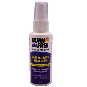 BurnFree Hydrogel i sprayflaska används till första hjälpen för alla typer av hudbrännskador - 60 ml Med24.se