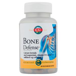 KAL Bone Defense innehåller ett antal örter, vitaminer och mineraler, särskilt lämpliga för kvinnor i och efter klimakteriet Med24.se