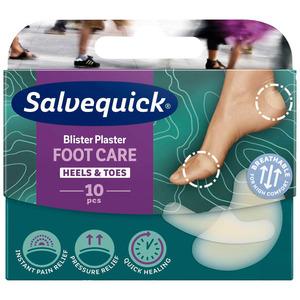Snabb och effektiv behandling/förebyggande av skavsår med Salvequick Skavsårsplåster Mix Med24.se