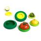 FOOD HUGGERS® set 5 runda Fresh Greens