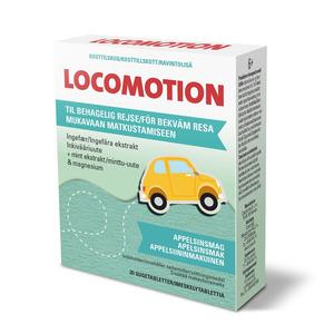 LOCOMOTION sugtabletter hjälper till att lindra obehag när du reser med bil, båt eller flyg Med24.se
