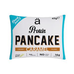 Proteinpannkaka med härlig karamell i mitten - bara att äta direkt från påsen Med24.se
