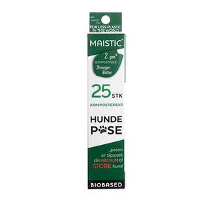 Komposterbar hundpåse i storlek medium/stor - 25 st Med24.se