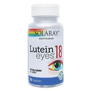 Lutein Eyes från Solaray med blåbär har ett högt innehåll av lutein