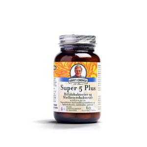 Udo's Choice Super 5 Plus - sugtabletter med bifido- och mjölksyrabakterier Med24.se