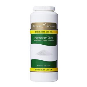 Fitness Pharma eko Magnesium Citrat - 200 st, ger energi Med24.se