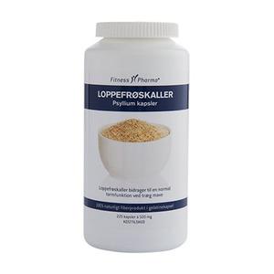 Fitness Pharma Psyllium Loppfrökapslar - 225 st, få matsmältningen under kontroll Med24.se