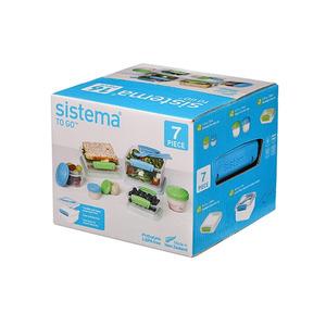 Sistema to go 7-pack är ett set med burkar i 7 olika storlekar Med24.se