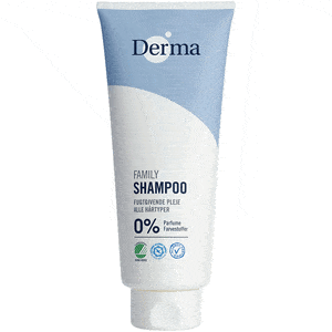 Derma Family Shampoo är ett miljövänligt, härligt skummande schampo för hela familjen Med24.se