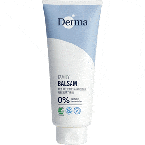 Derma Family Balsam är ett skonsamt och hudvänligt hårbalsam som passar hela familjen - 350 ml