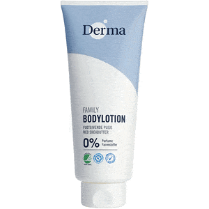 Derma Family Body Lotion är en mild, skonsam och 100% vegansk kroppslotion för hela familjen Med24.se