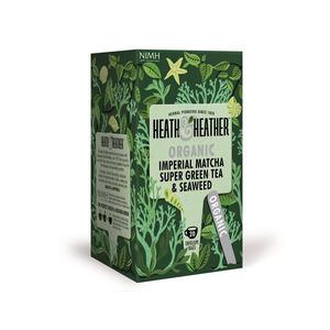 Ekologiskt te med matcha, tång och grönt te från Heath & Heather Med24.se