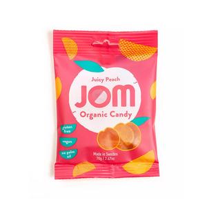 Vingummi med smak av solmogna persikor - 70 g