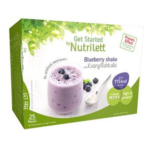 Blueberry shake från Nutrilett med kvark och fiberhusk Med24.se