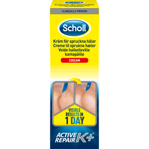 Scholl Creme till hälsprickor Active Repair K+ - 60 ml.