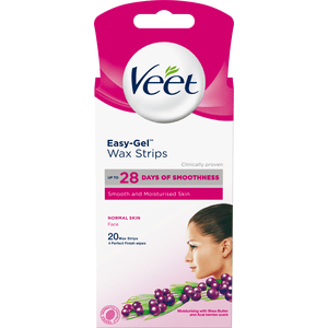 Veet Hair Removal Wax till Ansikte - 20 remsor