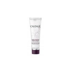 Caudalie Hand & Nail Cream är perfekt för vård av naglar, knogar och fingrar, i resestorlek för att ta med Med24.se