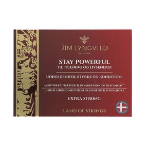 Jim Lyngvild Denmark Stay Powerful ger din kropp en daglig energiboost med vitamin B och örter Med24.se