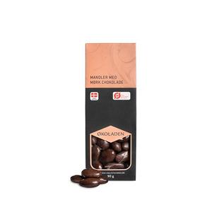 Økoladen Mandlar i mörk choklad eko - 100 g