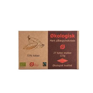 Ekologisk påläggchoklad mörk - 140g