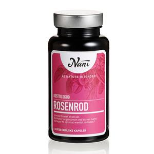 Nani Rosenrot - 60 kapslar, skyddar organismen mot stress, och bidrar till optimal mental aktivitet